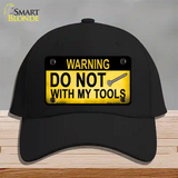 Do Not Screw Novelty License Plate Hat Cotton / Black