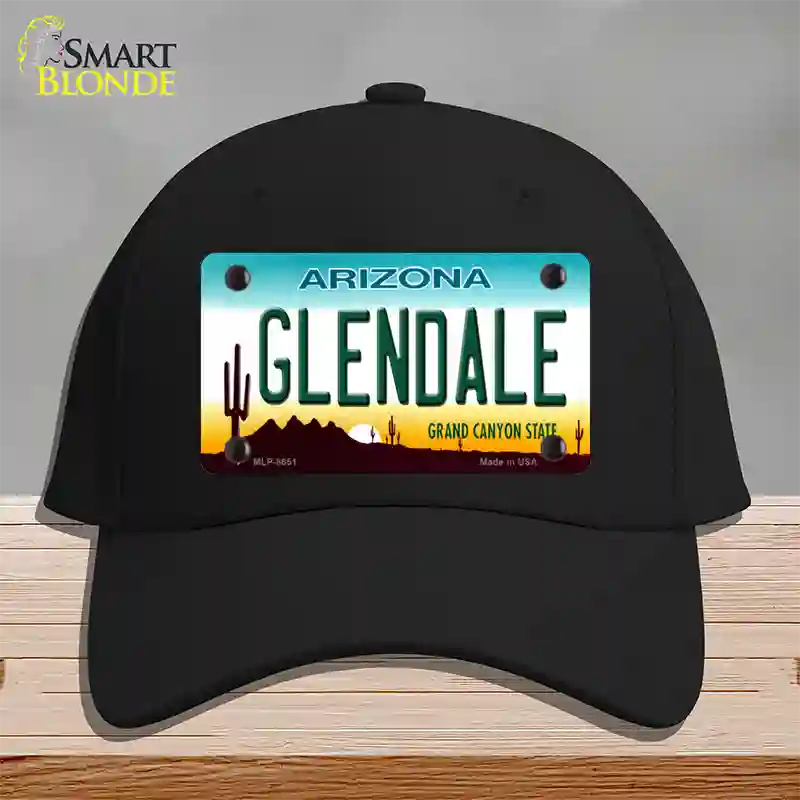 Glendale Arizona Novelty License Plate Hat Cotton / Black