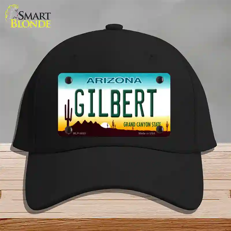 Gilbert Arizona Novelty License Plate Hat Cotton / Black