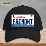 Fremont Washington Novelty License Plate Hat Cotton / Black