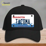 Tacoma Washington Novelty License Plate Hat Cotton / Black