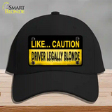 Driver Legally Blonde Novelty License Plate Hat Cotton / Black