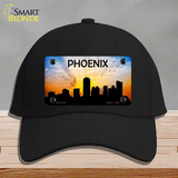 Phoenix Silhouette Novelty License Plate Hat Cotton / Black