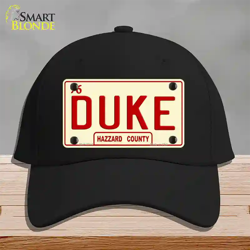 Duke Novelty License Plate Hat Cotton / Black