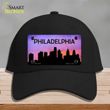 Philadelphia Silhouette Novelty License Plate Hat Cotton / Black