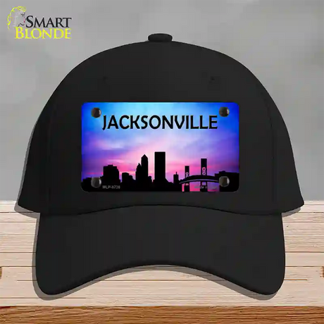 Jacksonville Silhouette Novelty License Plate Hat Cotton / Black