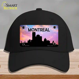 Montreal Silhouette Novelty License Plate Hat Cotton / Black