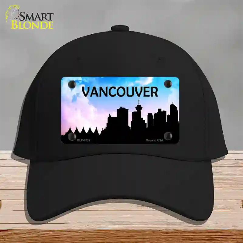 Vancouver Silhouette Novelty License Plate Hat Cotton / Black