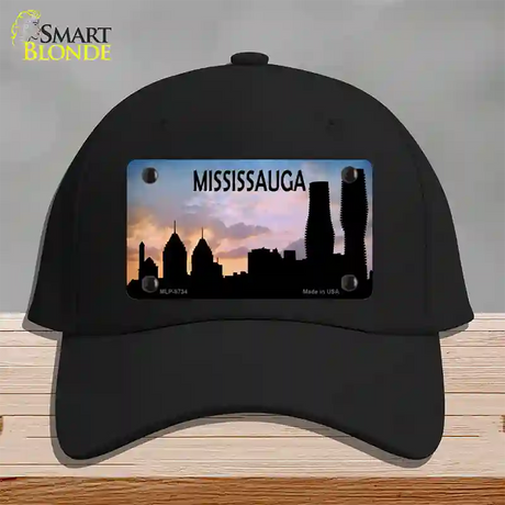 Mississauga Silhouette Novelty License Plate Hat Cotton / Black