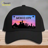 Mexico City Silhouette Novelty License Plate Hat Cotton / Black