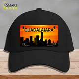 Guadalajara Silhouette Novelty License Plate Hat Cotton / Black