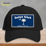 Inlet Girl Novelty License Plate Hat Cotton / Black