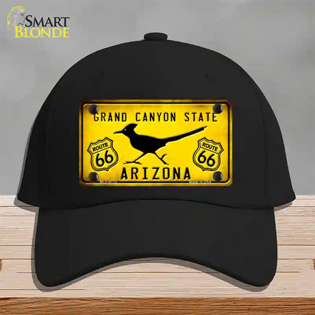 Arizona Grand Canyon With Route 66 Novelty License Plate Hat Cotton / Black