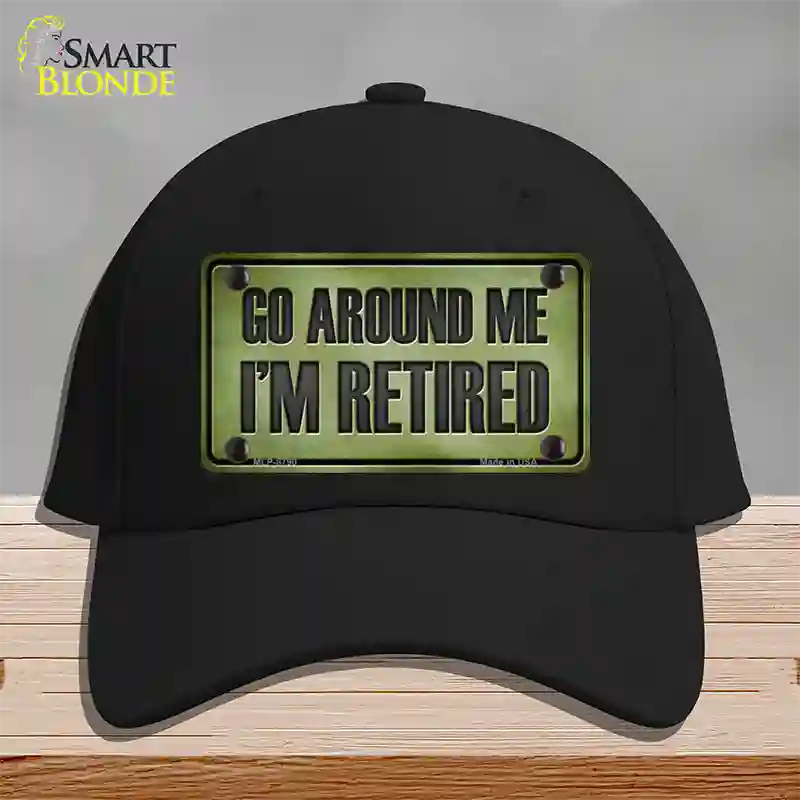 Go Around Me Novelty License Plate Hat Cotton / Black