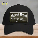 Normal People Novelty License Plate Hat Cotton / Black