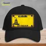 Alabama Dont Tread On Me Novelty License Plate Hat Black Cotton