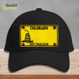 Colorado Dont Tread On Me Novelty License Plate Hat Cotton / Black