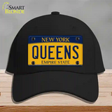 Queens New York Novelty License Plate Hat Cotton / Black