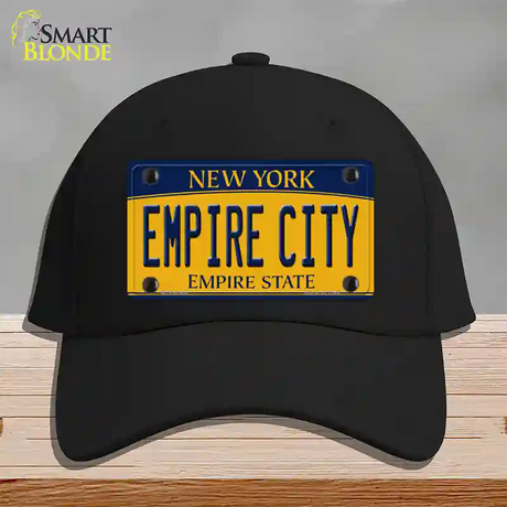 Empire City New York Novelty License Plate Hat Cotton / Black