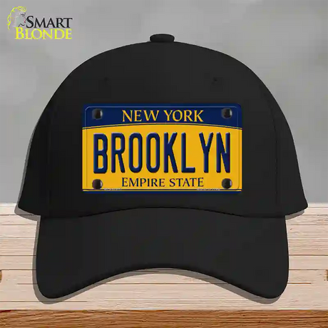 Brooklyn New York Novelty License Plate Hat Cotton / Black