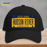 Hudson River New York Novelty License Plate Hat Cotton / Black