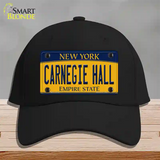 Carnegie Hall New York Novelty License Plate Hat Cotton / Black