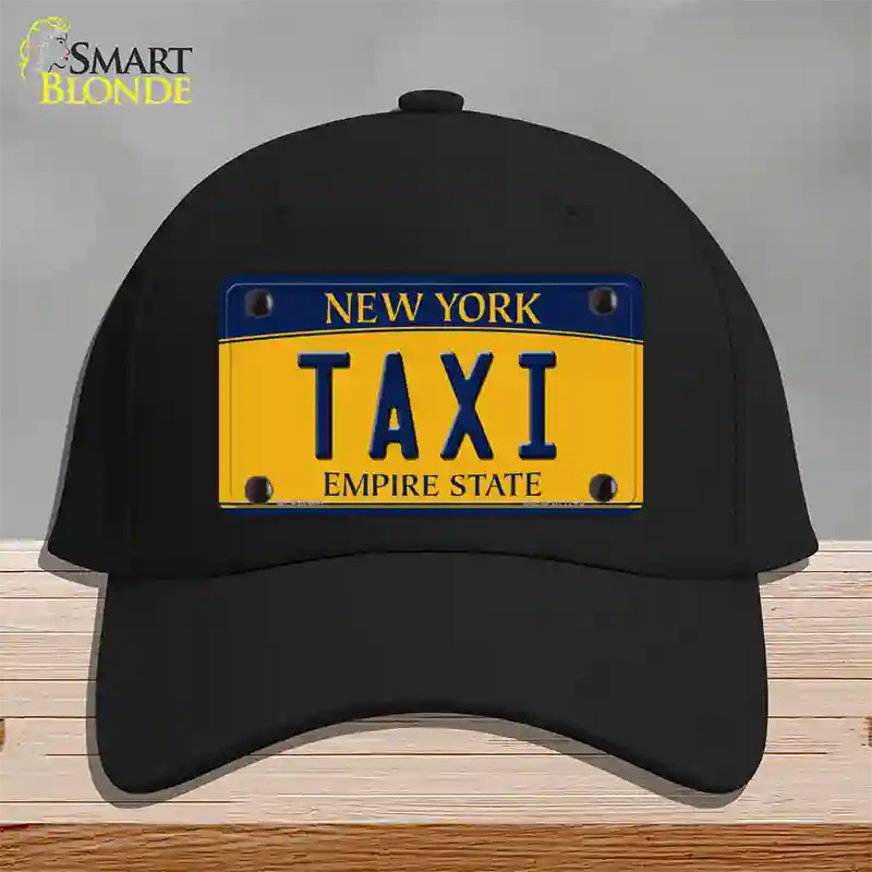 Taxi New York Novelty License Plate Hat Cotton / Black