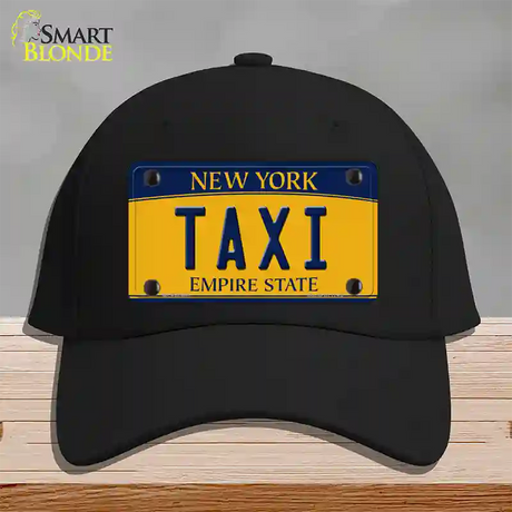 Taxi New York Novelty License Plate Hat Cotton / Black