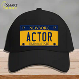 Actor New York Novelty License Plate Hat Cotton / Black