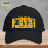 Godfather New York Novelty License Plate Hat Cotton / Black