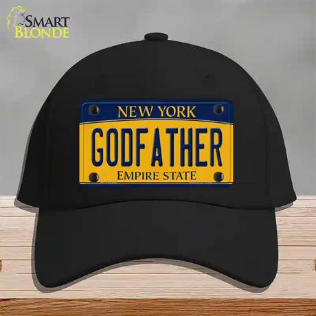 Godfather New York Novelty License Plate Hat Cotton / Black