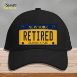 Retired New York Novelty License Plate Hat Cotton / Black