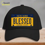 Blessed New York Novelty License Plate Hat Cotton / Black