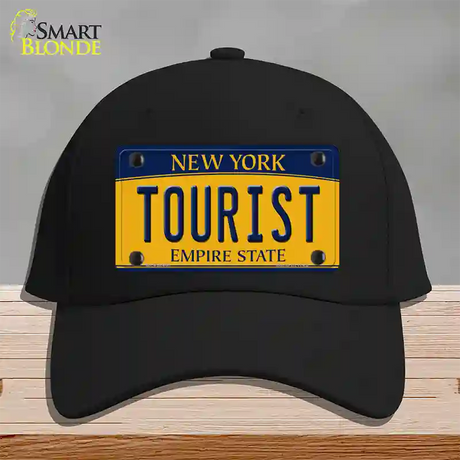 Tourist New York Novelty License Plate Hat Cotton / Black