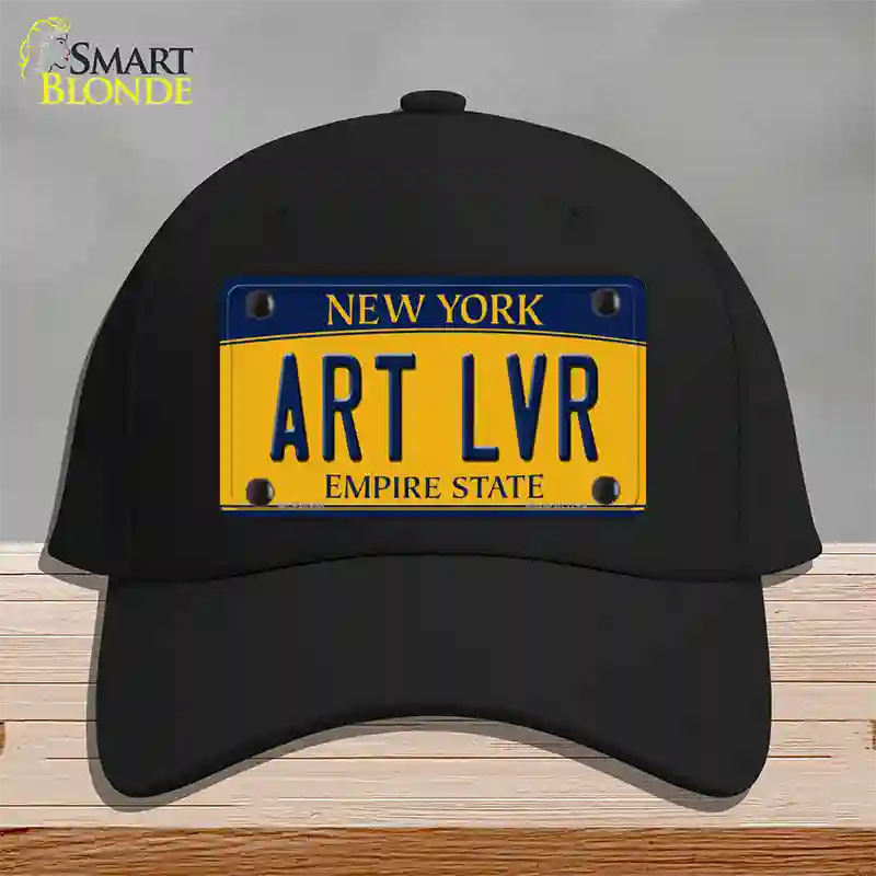 Art Lvr New York Novelty License Plate Hat Cotton / Black