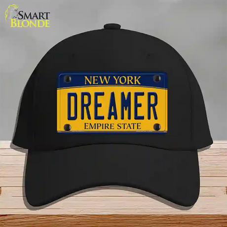 Dreamer New York Novelty License Plate Hat Cotton / Black