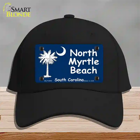 North Myrtle Beach Flag Novelty License Plate Hat Cotton / Black