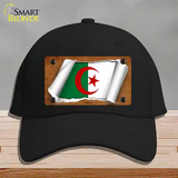 Algeria Flag Scroll Novelty License Plate Hat Cotton / Black