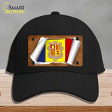 Andorra Flag Scroll Novelty License Plate Hat Cotton / Black