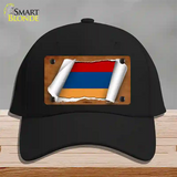 Armenia Flag Scroll Novelty License Plate Hat Cotton / Black