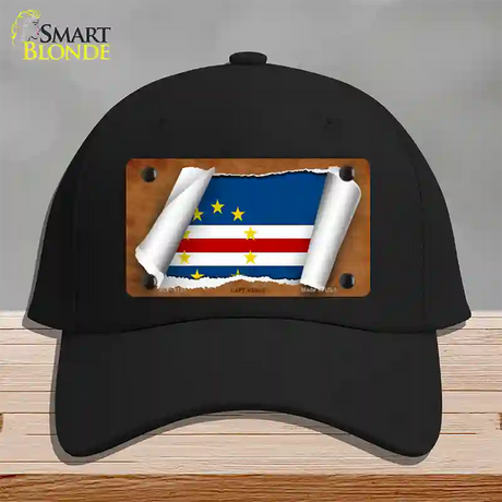 Camp Verde Flag Scroll Novelty License Plate Hat Cotton / Black