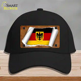 Germany Coat of Arms Flag Scroll Novelty License Plate Hat Cotton / Black