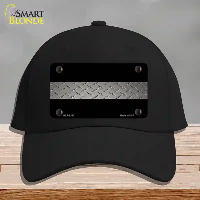 Corrections Diamond Novelty License Plate Hat Cotton / Black