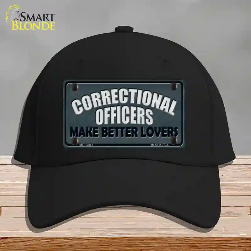 Corrections Officer Better Lover Novelty License Plate Hat Cotton / Black