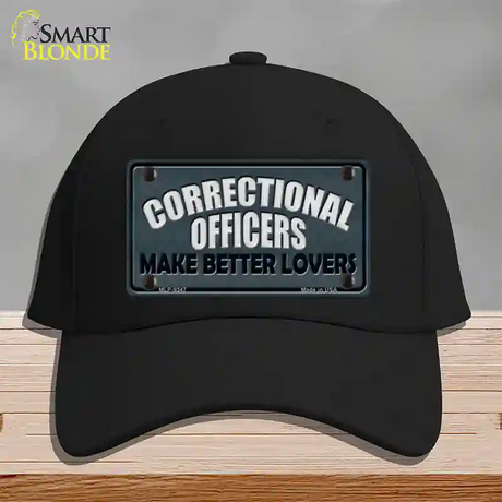 Corrections Officer Better Lover Novelty License Plate Hat Cotton / Black