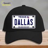 Dallas Texas Novelty License Plate Hat Cotton / Black