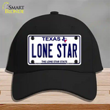 Lone Star Texas Novelty License Plate Hat Cotton / Black