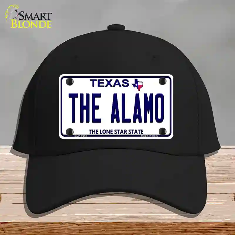 Alamo Texas Novelty License Plate Hat Cotton / Black