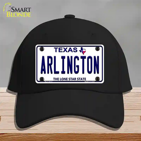 Arlington Texas Novelty License Plate Hat Cotton / Black