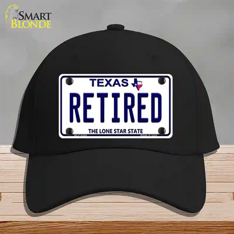 Retired Texas Novelty License Plate Hat Cotton / Black